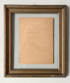 Walter fusi disegno nudo femminile