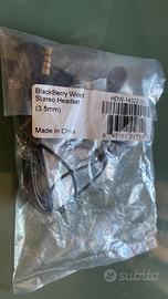 cuffie audio Jack BlackBerry Wired Stereo Headset