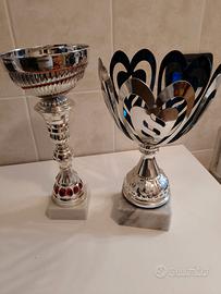 Coppe da premiazione.