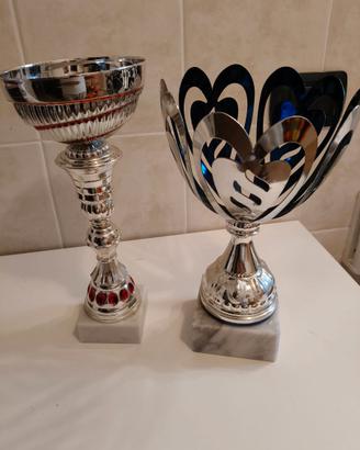 Coppe da premiazione.
