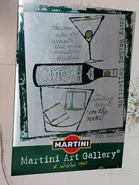 targa pubblicitaria Martini Andy Warhol collection