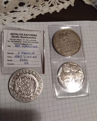 monete argento