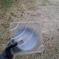 Plafoniera in  vetro  lampada soffitto