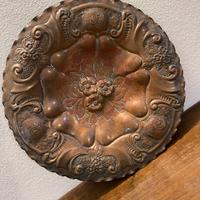 Piatto decorativo in rame