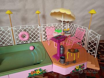 Piscina tropicale Barbie's tropical patio anni '80