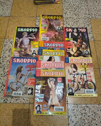 Lotto 9 riviste Skorpio anni 2000 Eura Editoriale 