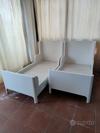 2 lettini allungabili per bambini 