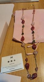 Collana NIVY argento 925 e pietre dure