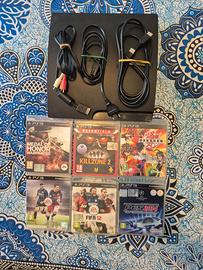 PlayStation 3 (da riparare/pezzi) + 6 giochi.