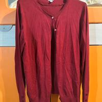 Cardigan OVS bordeaux taglia XL