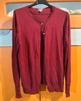 Cardigan OVS bordeaux taglia XL