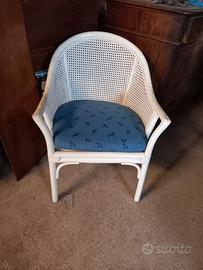 4 poltrone midollino