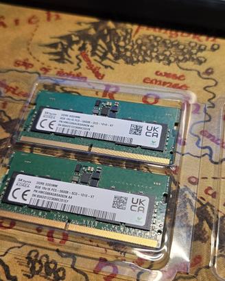 Ram DDR5 SoDimm 2x8gb (16 gb) 5600 Mhz