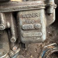 4 carburatori 500 epoca originali weber