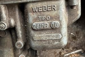 4 carburatori 500 epoca originali weber