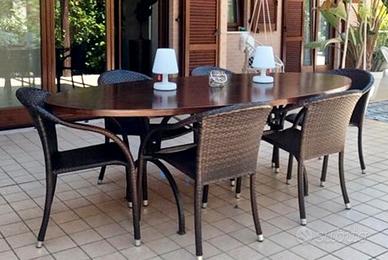 Tavolo da esterno completo di sedie