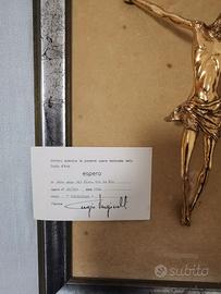 Crocefisso Sergio Verginelli oro/argento