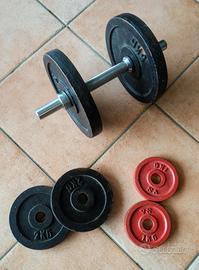 Bilancere e pesi 1 - 2 - 5 kg