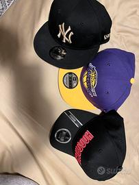 Cappellini baseball lotto di tre