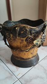 meraviglioso porta vaso in rame 