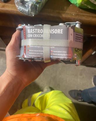Nastri tensione con cricchetto