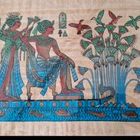 quadro su papiro egizio 