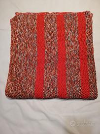 Copertina in Lana fatta a mano - Tono Rosso