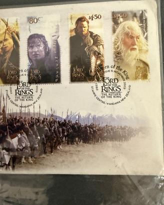 Busta annullo filatelico francobolli LOTR