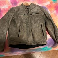 Giacca moto in pelle Marca S-Tech Taglia L