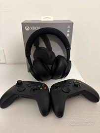Cuffie Wireless x Box + 2 Controller Wirless x Box