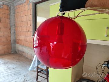 11 Candelabri Moderni in Vetro Rosso