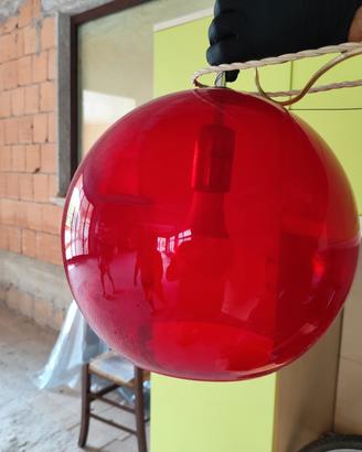 11 Candelabri Moderni in Vetro Rosso