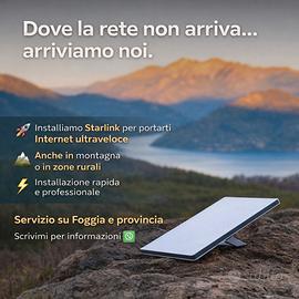 Installazione Starlink Foggia e Provincia