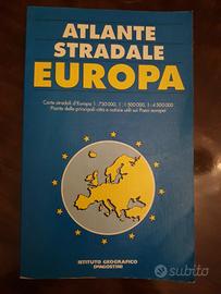 Atlante Stradale Europa mappa cartina geografica E