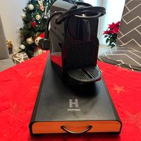 Macchinetta caffé Nespresso + portacapsule Homiso