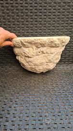 Applique da parete effetto pietra 