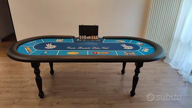 Tavolo da Poker Professionale + Valigetta Chips 
