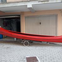 Canoa canadese Klen 520 in vetroresina - 4 posti