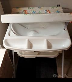 Fasciatoio pieghevole 2 in 1