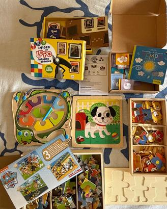Giochi in legno 2-6 anni