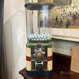 Distributore Automatico di Caramelle Vintage blu