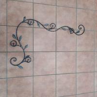 attaccapanni in vero ferro battuto