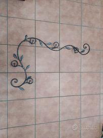 attaccapanni in vero ferro battuto