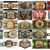 Cinture wrestling WWE, WWF e WCW title belt