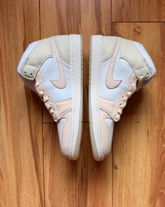 Nike Air Jordan 1 Mid SE White Guava Ice DS Nuove