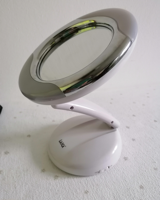 Specchio trucco ingrandimento da tavolo con luce