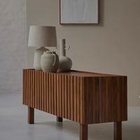 mobile TV in legno  massello di mango