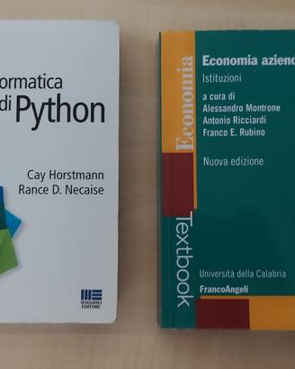 libri fondamenti python e economia aziendale 