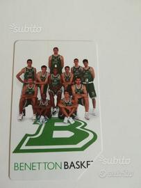 Carta telefonica Benetton Basket