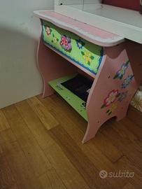 2 comodini per bambina e bambino